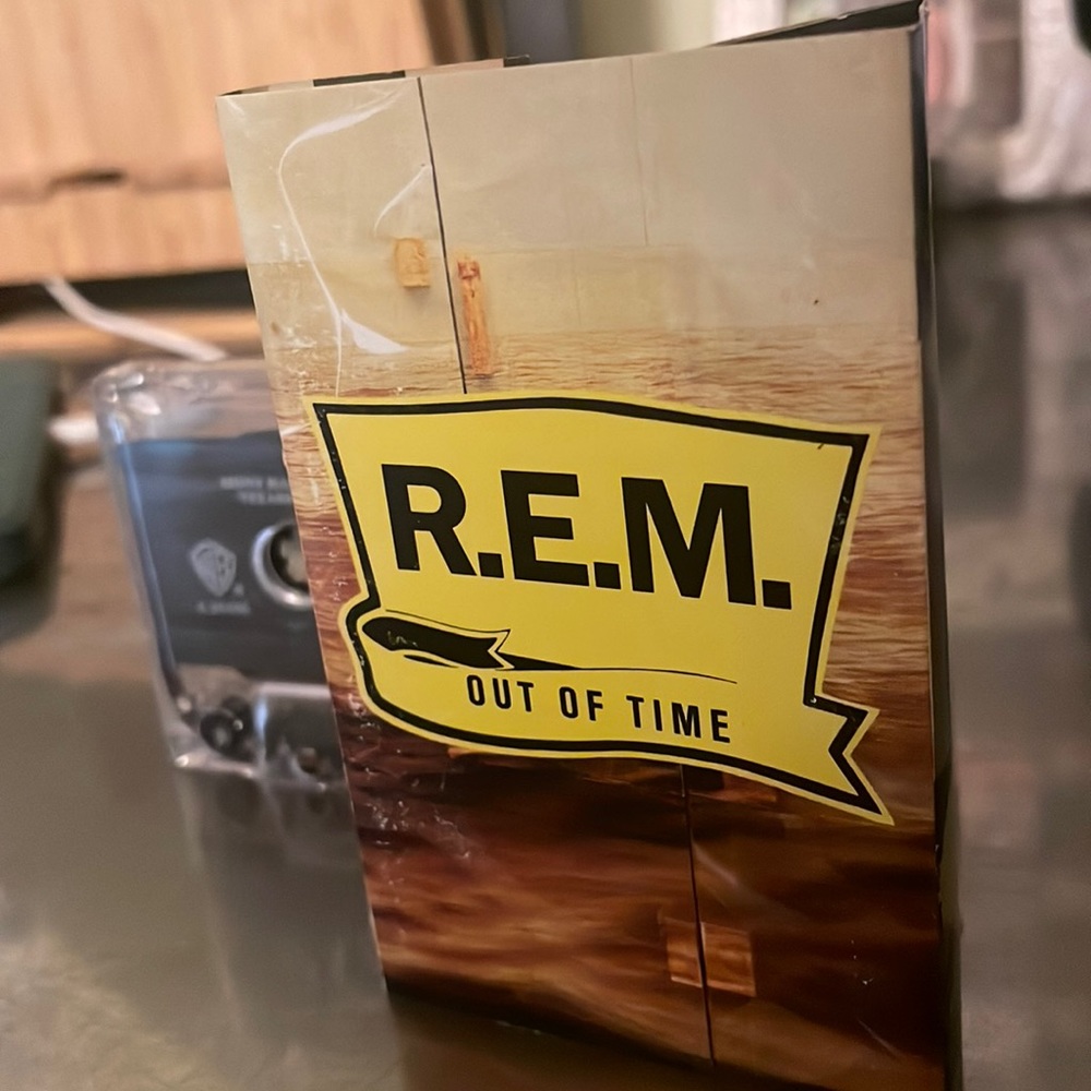 REM out of time cassette 1991 losing my religion shiny happy people radio song
